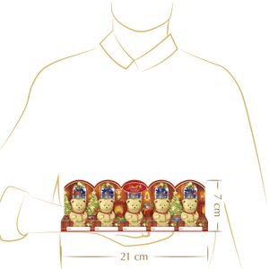 Caixa Fechada - Mini Teddy Bear ao Leite 5x10g - 30 Unidades