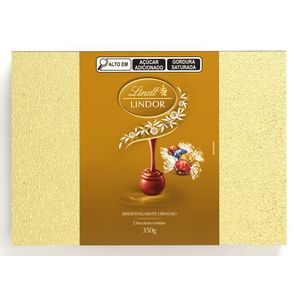 Caixa Fechada - Caixa Deluxe LINDOR Trufas sortidas 350g - 10 Unidades